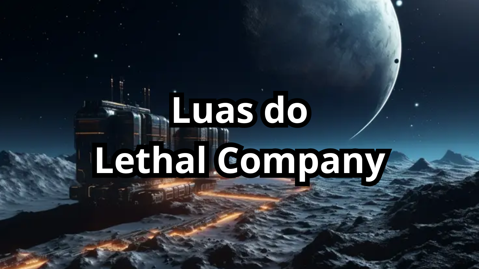 Imagem de capa com o título "Luas do Lethal Company"